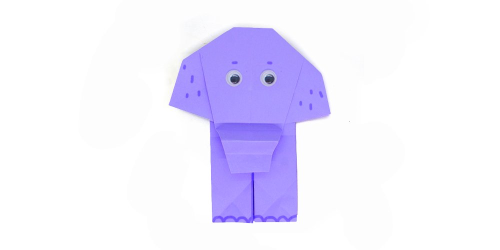 How to fold an Origami Elephant - Thumbnail