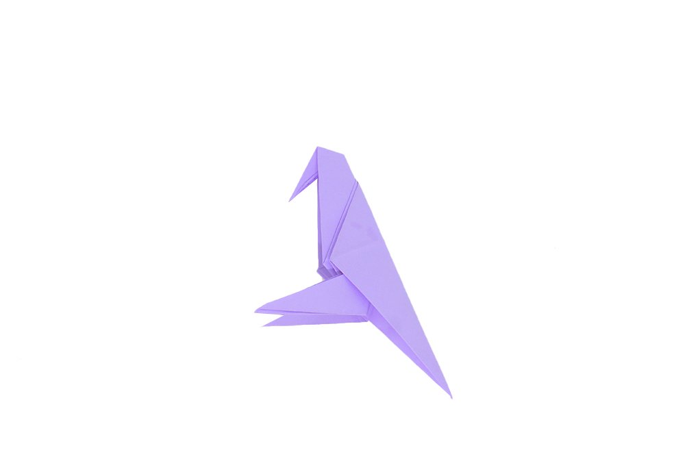 How to fold an Origami  Crow - Thumbnail