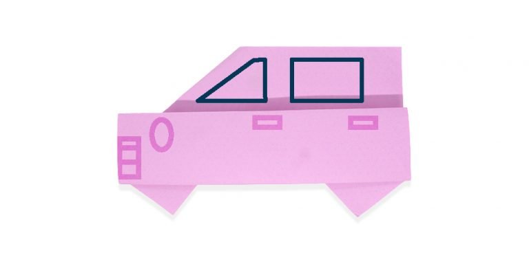 Quick and Easy Origami Van for Kids | Step-by-Step Instruction Quick and Easy Origami Van for Kids | Step-by-Step Instruction