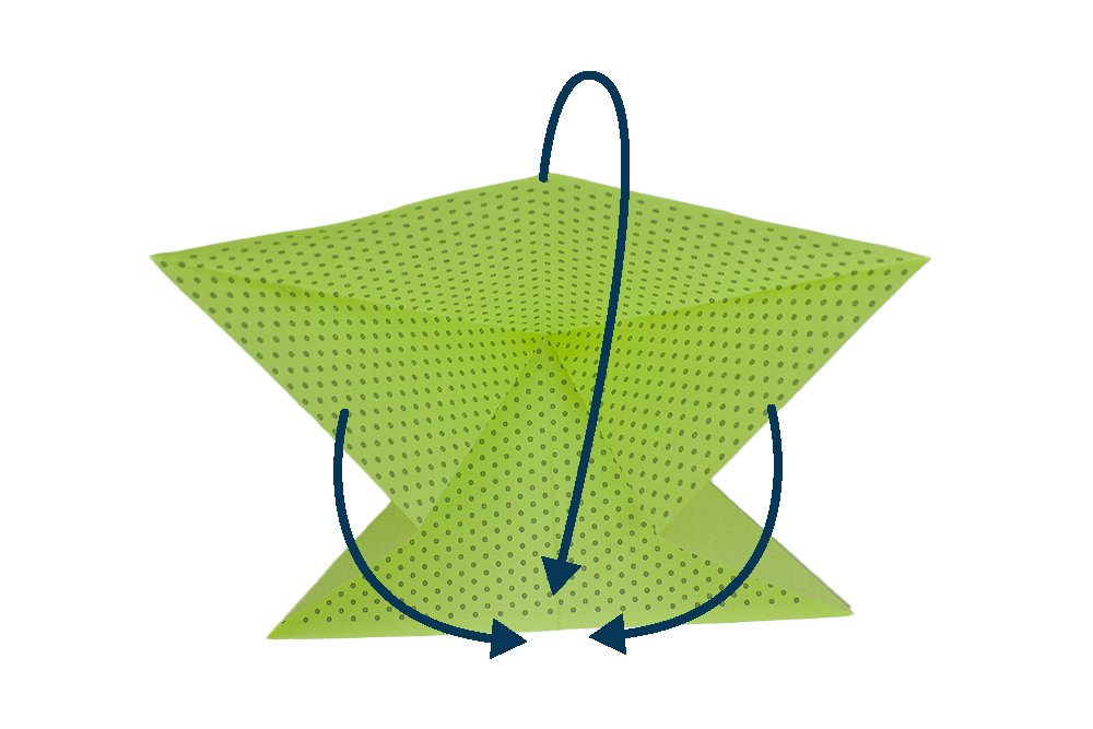 How to fold a Paper Frog - Step 05