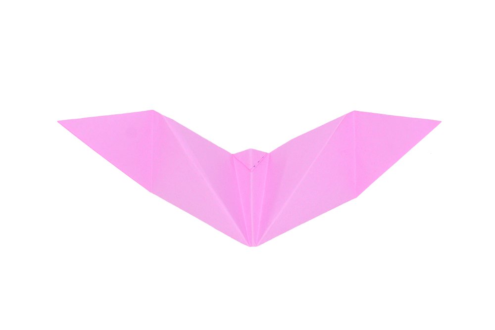 How to fold an Origami Bat - Finish