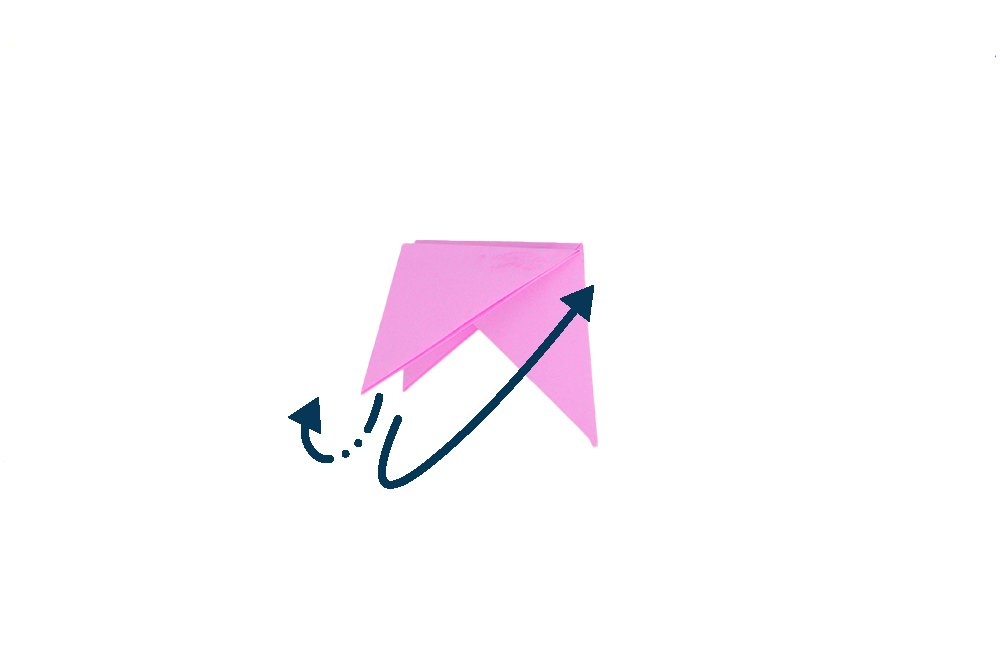 How to fold an Origami Bat - Step 013