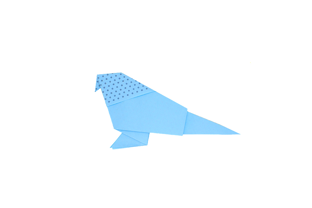 How to fold an Origami Bird - Finish