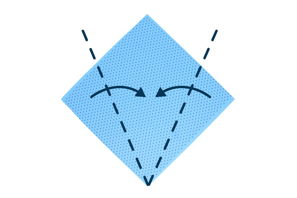 How to fold an Origami Bird - Step 003