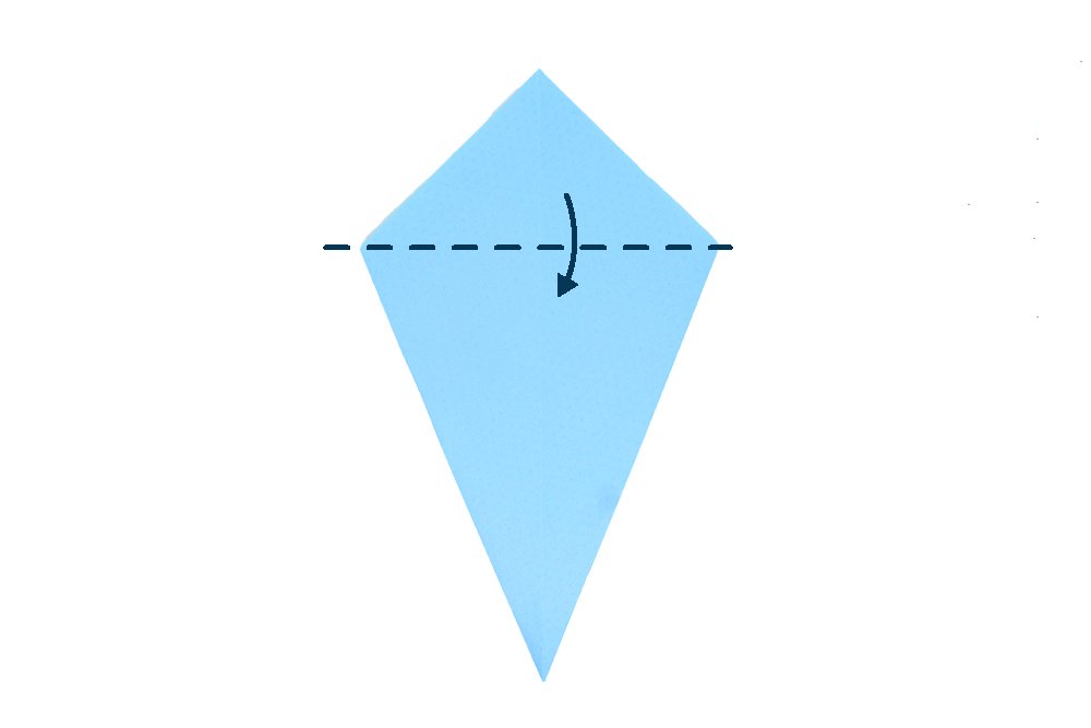 How to fold an Origami Bird - Step 005