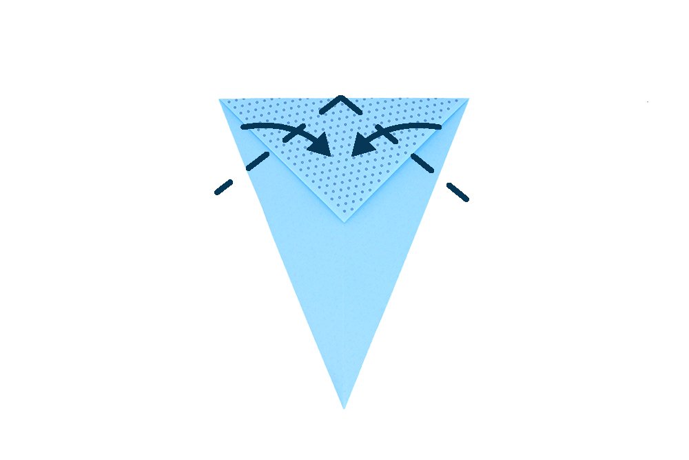 How to fold an Origami Bird - Step 006