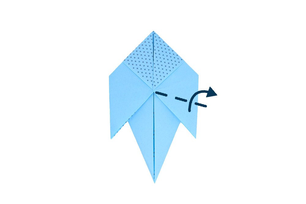 How to fold an Origami Bird - Step 013