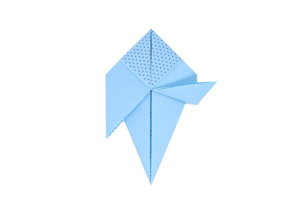 How to fold an Origami Bird - Step 014