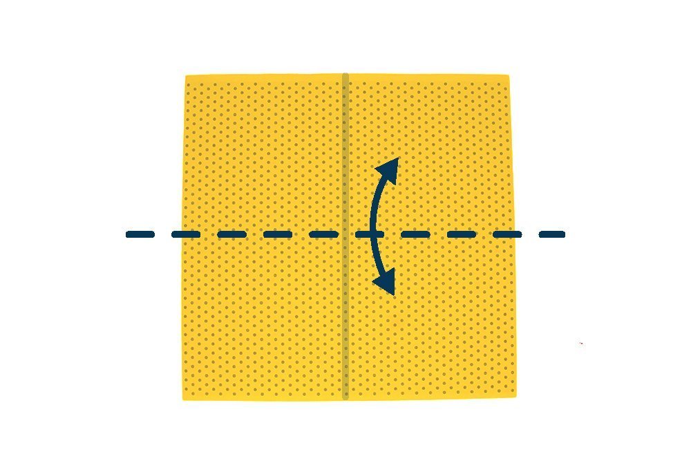 How to fold an Origami Bus - Step 02