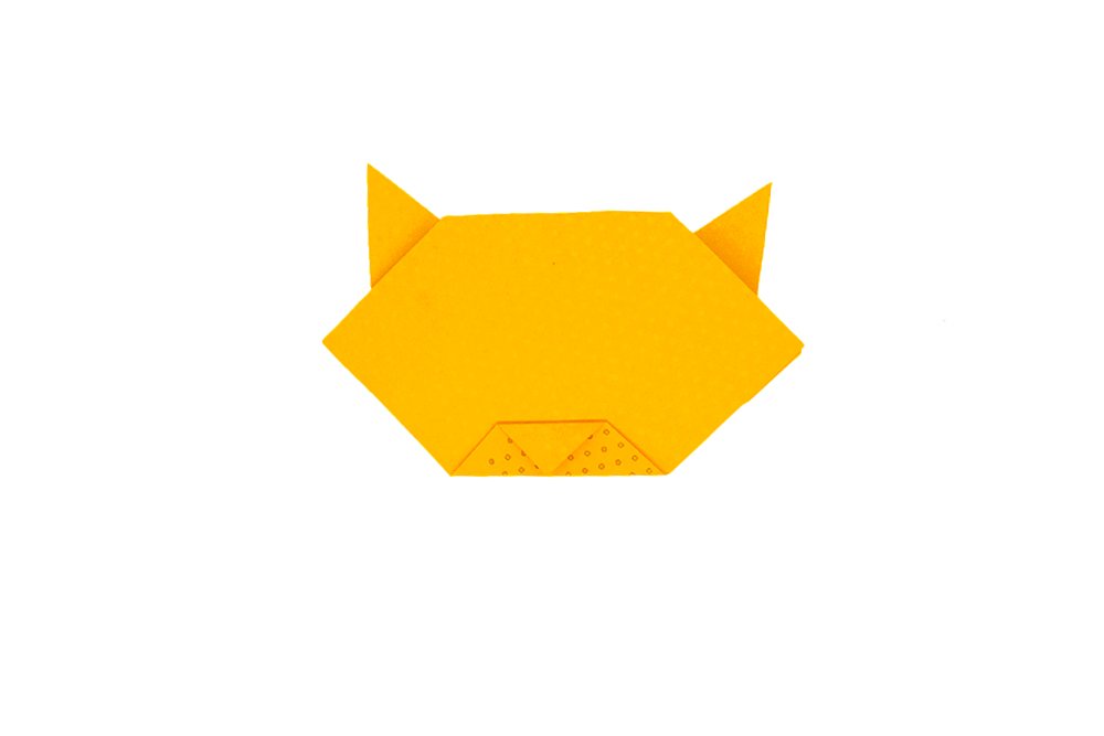 How to fold an Origami Cat - Step 011