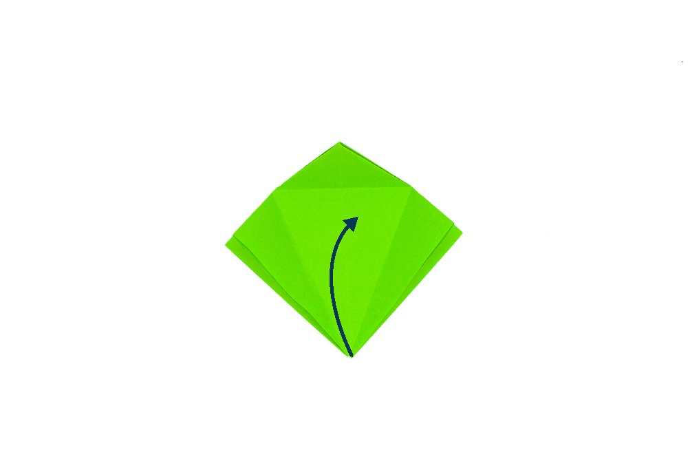 How to fold an Origami Dinosaur-Step 08