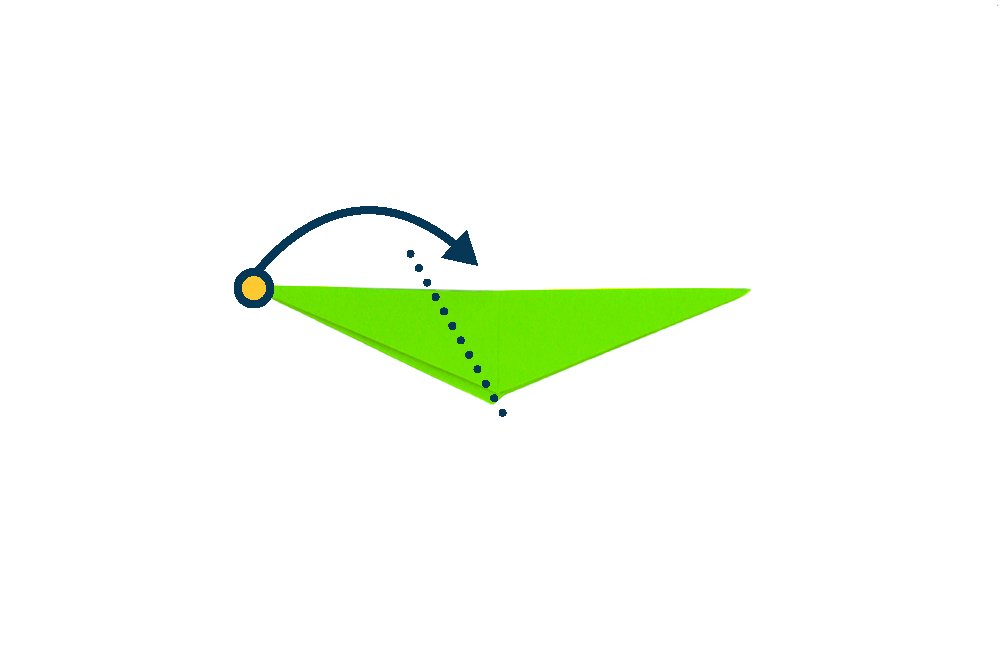 How to fold an Origami Dinosaur-Step 018