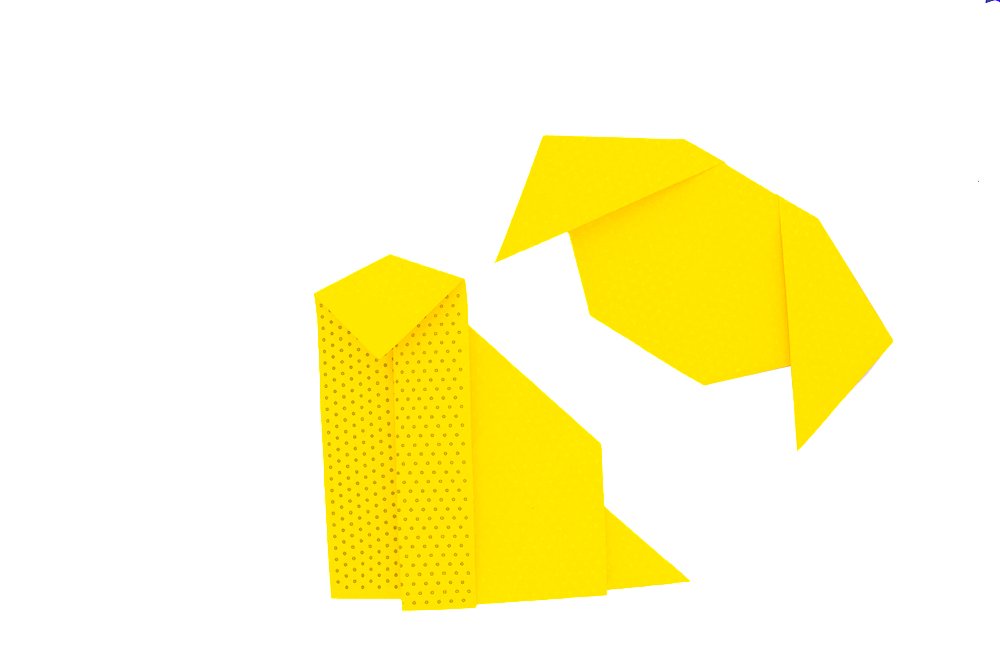 How to fold an Origami Dog - Step 015