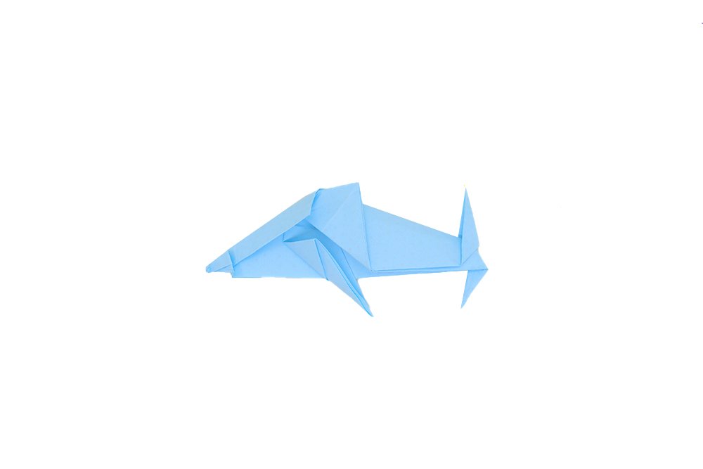 How to fold an Origami Dolphin - Step 015