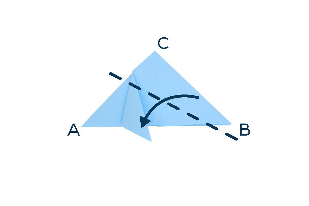 How to fold an Origami Dolphin - Step 06