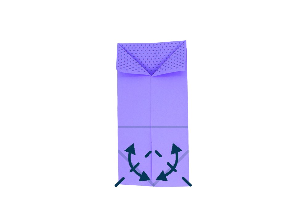 How to fold an Origami Elephant - Step 019
