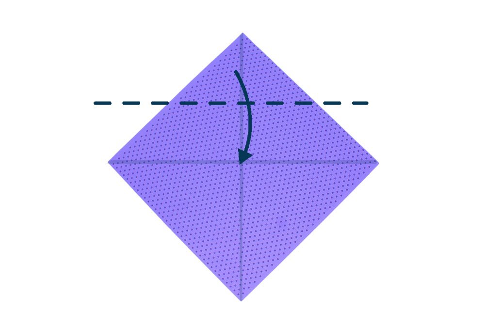 How to fold an Origami Elephant - Step 02