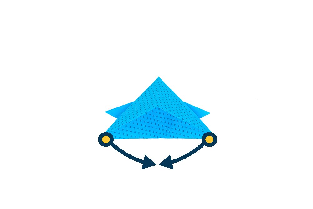 How to fold an Origami Fish- Step 010