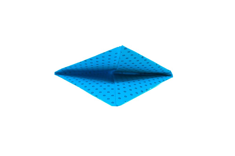 How to fold an Origami Fish- Step 09