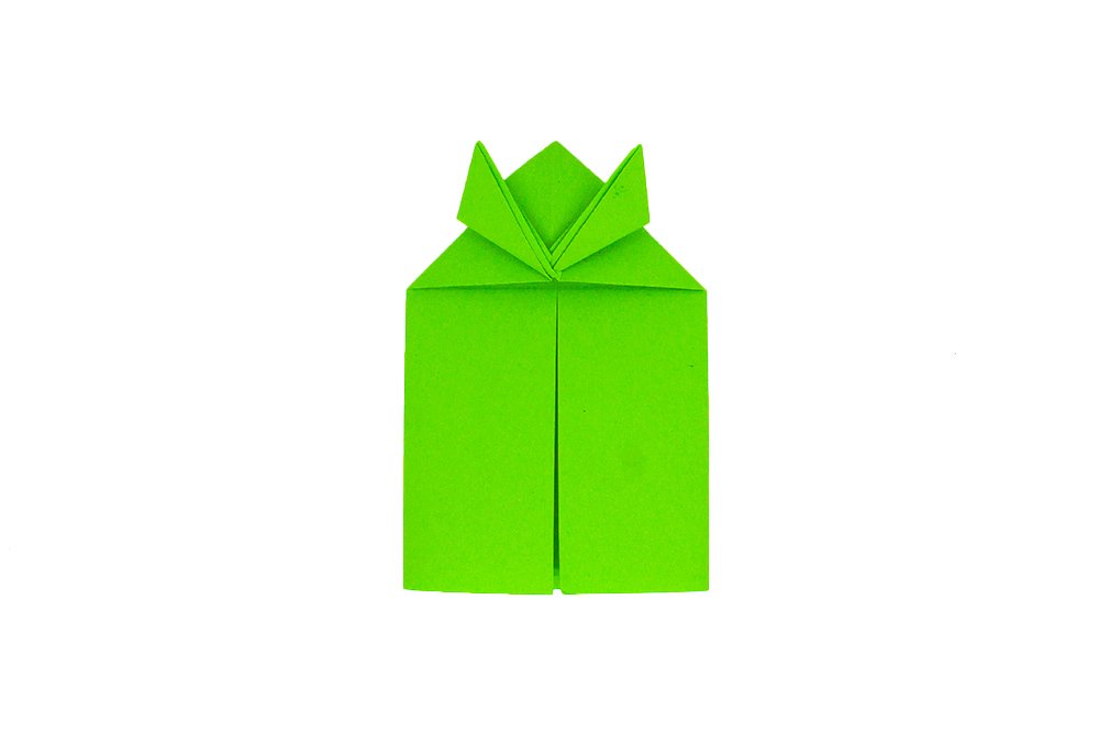 How to fold an Origami Frog - Step 010