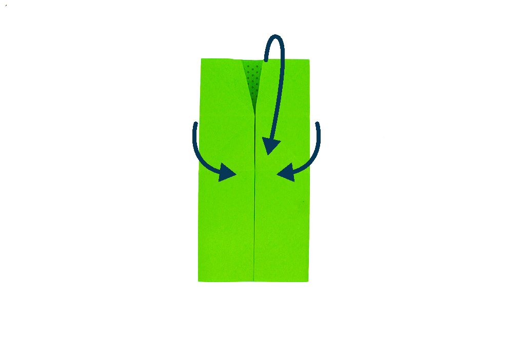How to fold an Origami Frog - Step 06
