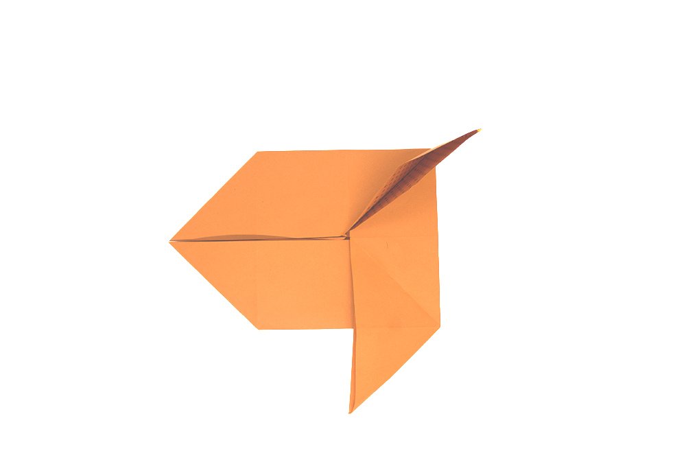 How to fold an Origami Goldfish - Step 012