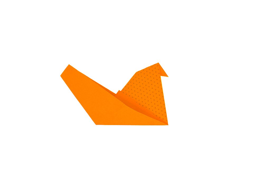 How to fold an Origami Hen - Finish