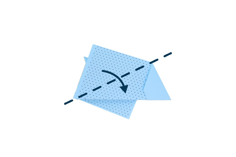 How to fold an Origami Scottie Dog - Step 014