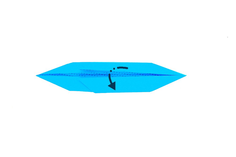How to fold an Origami Whale - Step 011