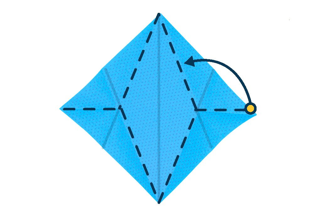 How to fold an Origami Whale - Step 05