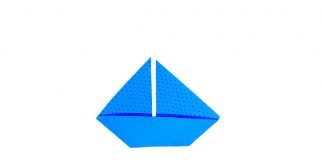 How to fold an Origami Sailboat - Thumbnail