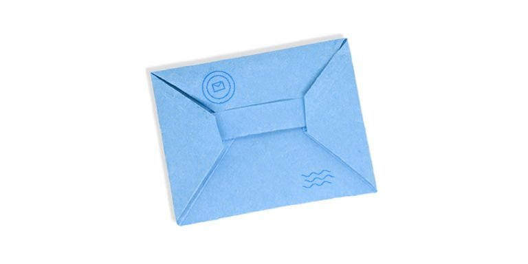 How to Fold a Rectangular Origami Envelope Where You Can Put Letters