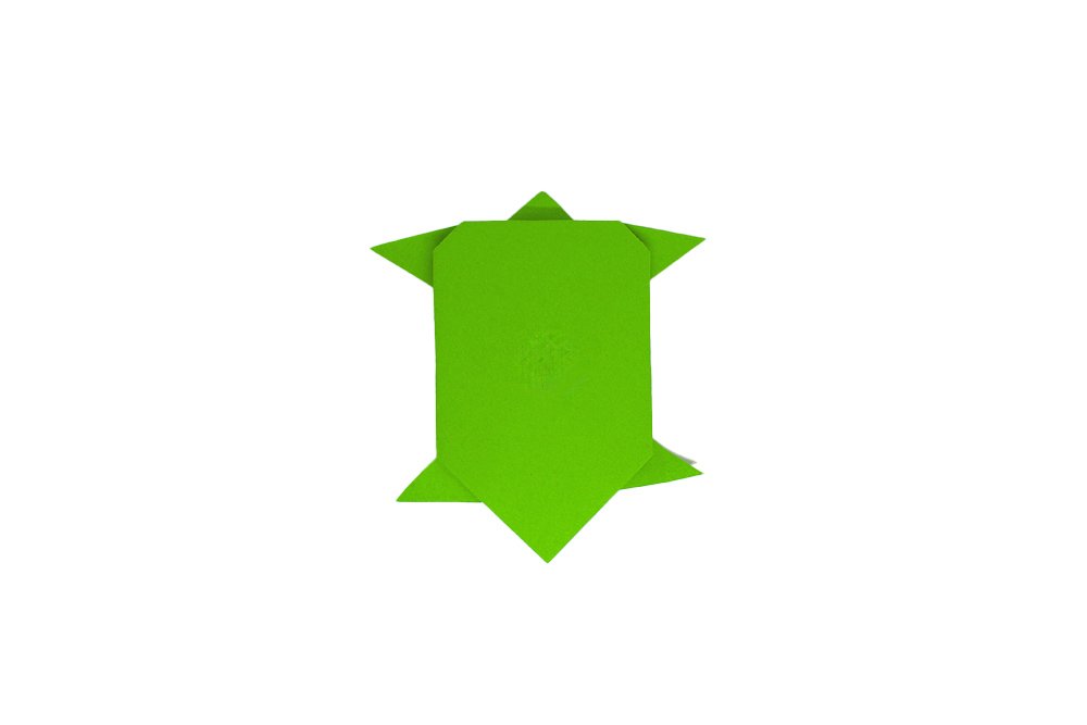 How to Fold an Origami Turtle - Finish