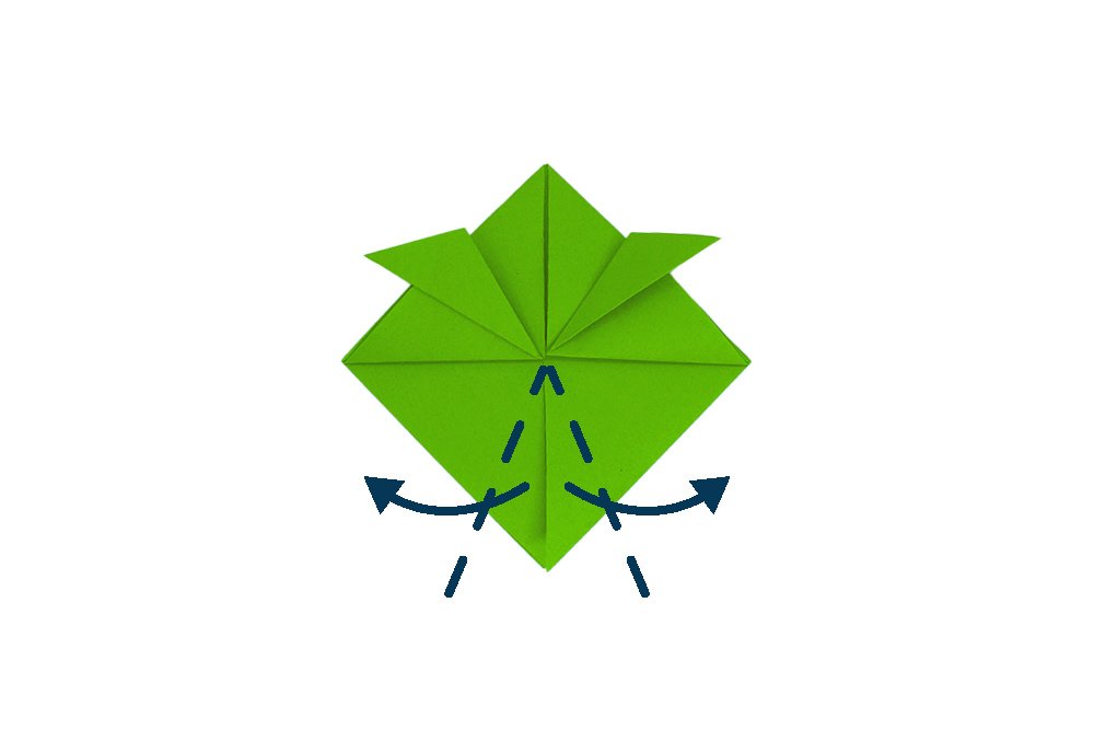 How to Fold an Origami Turtle - Step 07