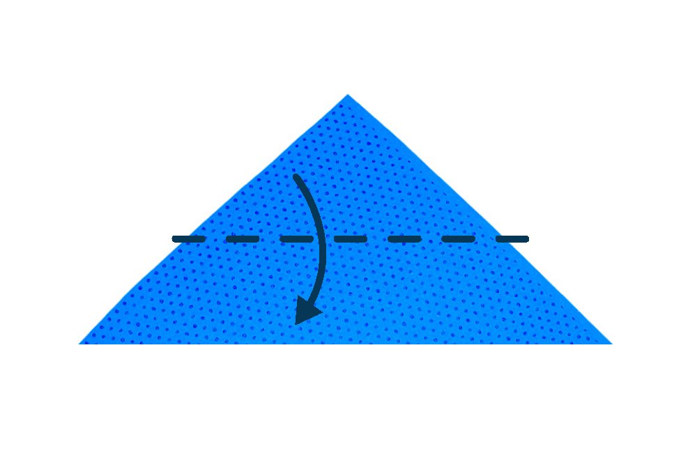 How to fold an Origami Sailboat  - Step 03