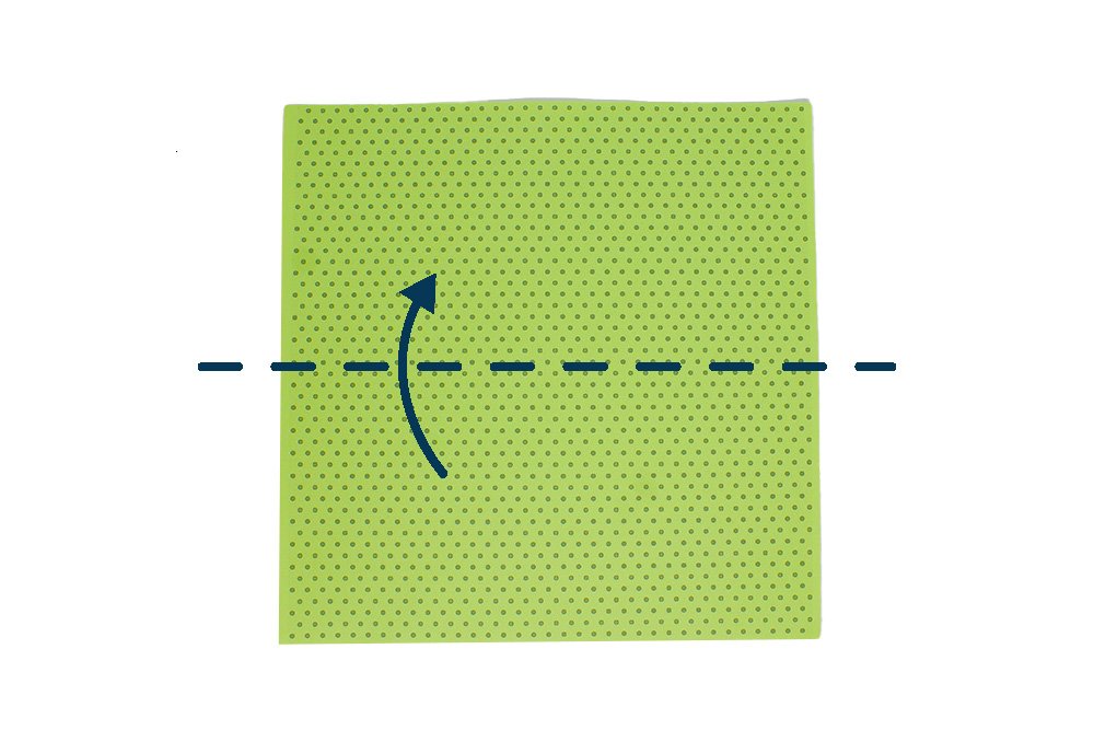 How to fold an Origami Boat - Step 02