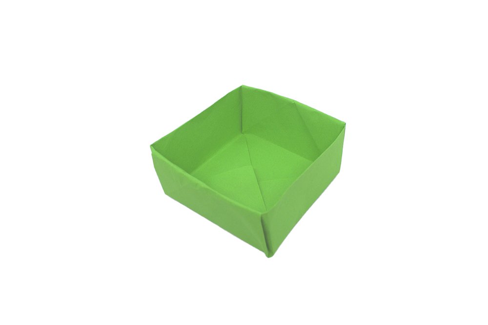 How to fold an Origami Box - Finish