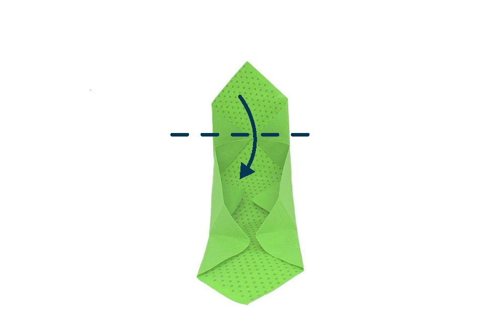 How to fold an Origami Box - Step 011