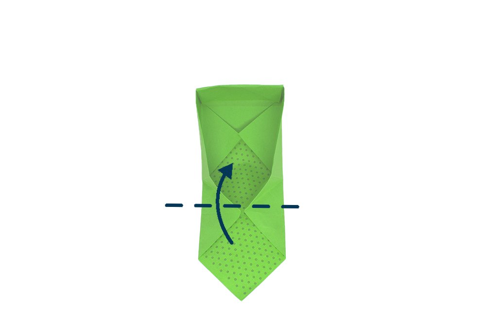 How to fold an Origami Box - Step 012