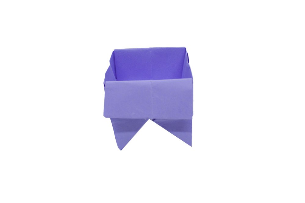 How to fold an Origami Candy Box - Step 019