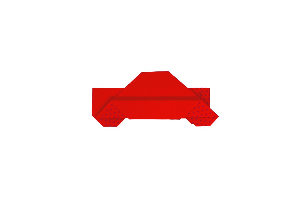 How to fold an Origami Car- Finish