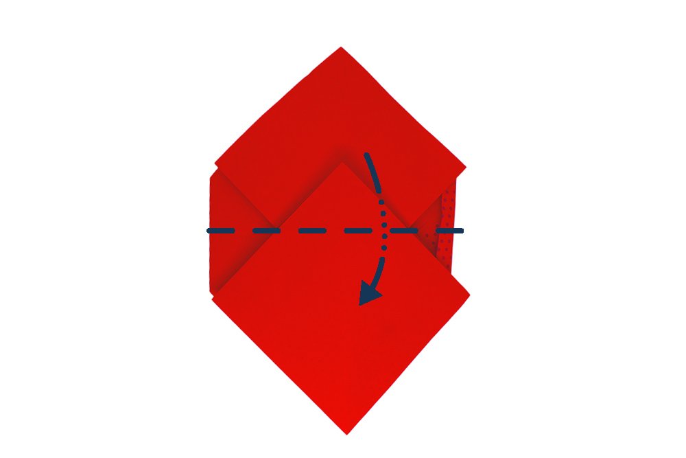 How to fold an Origami Car- Step 011