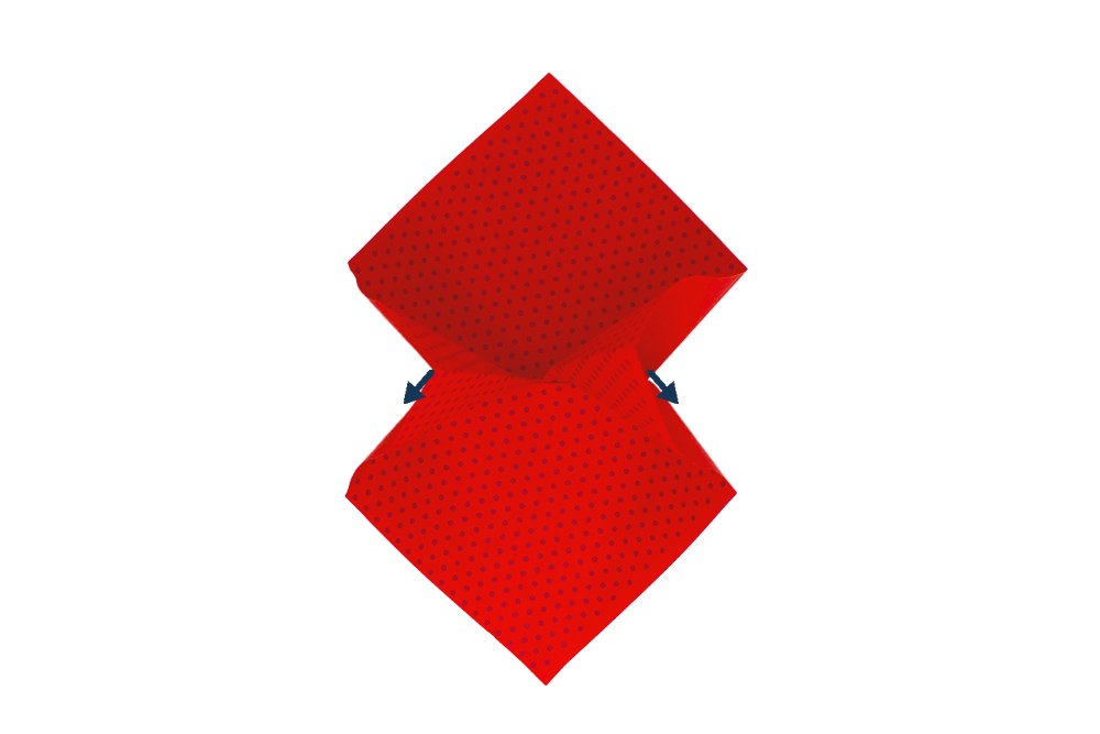 How to fold an Origami Car- Step 06