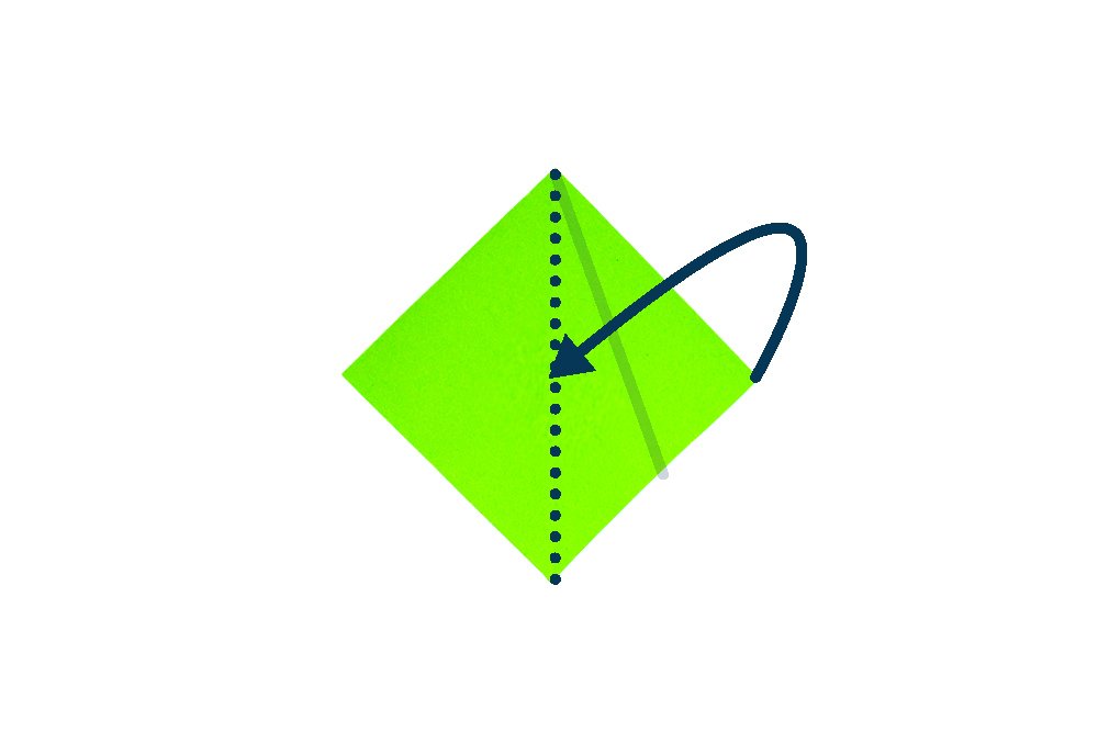 How to fold an Origami Christmas Tree - Step 05