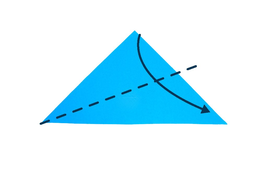 How to fold an Origami Cup - Step 02