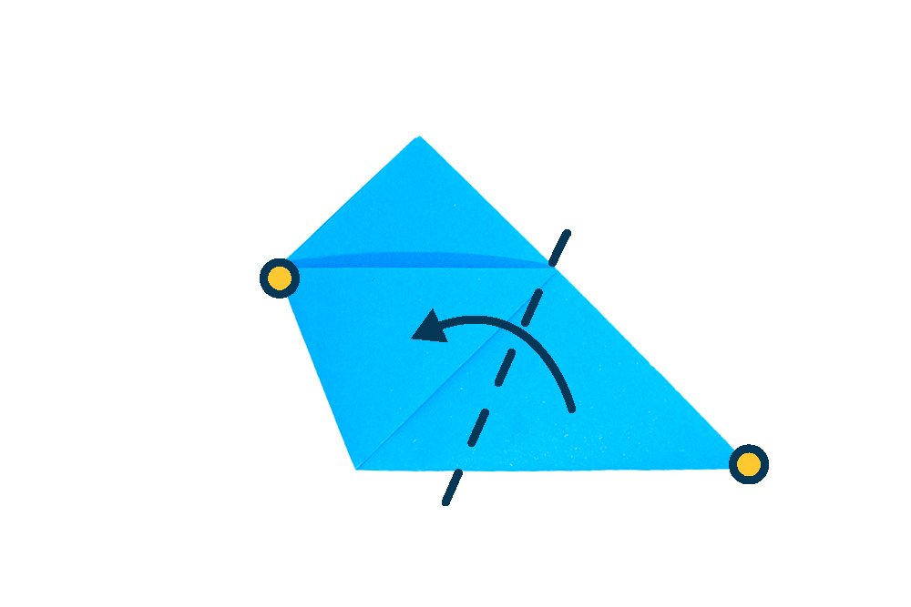 How to fold an Origami Cup - Step 04