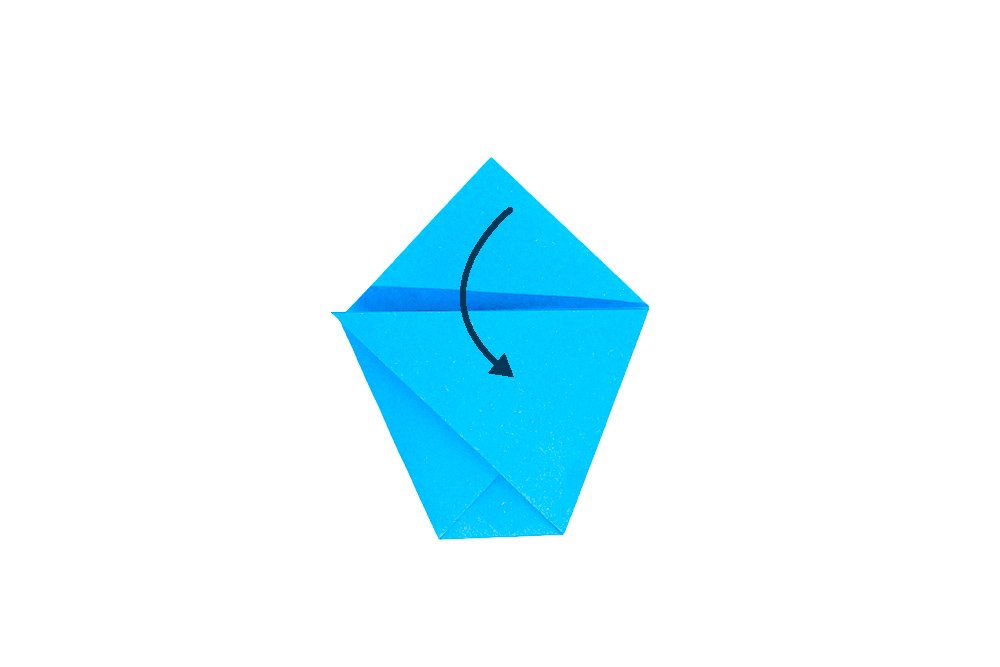 How to fold an Origami Cup - Step 05