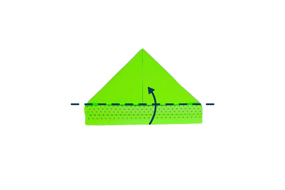 How to fold an Origami Hat - Step 05