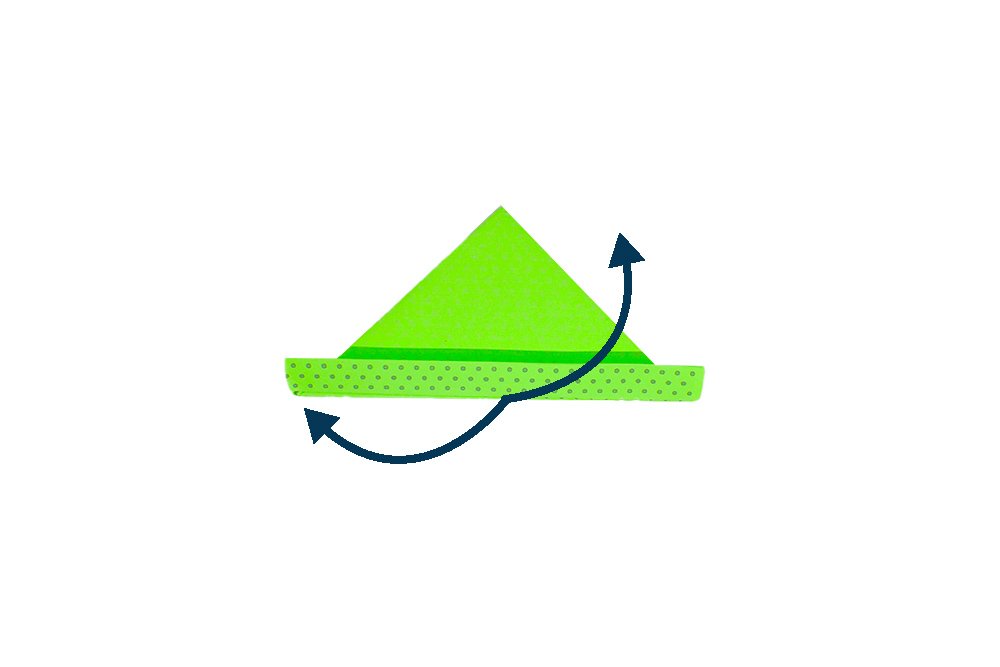 How to fold an Origami Hat - Step 08
