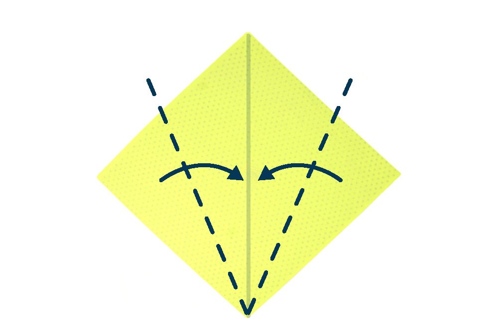 How to fold an Origami Pelican - Step 02
